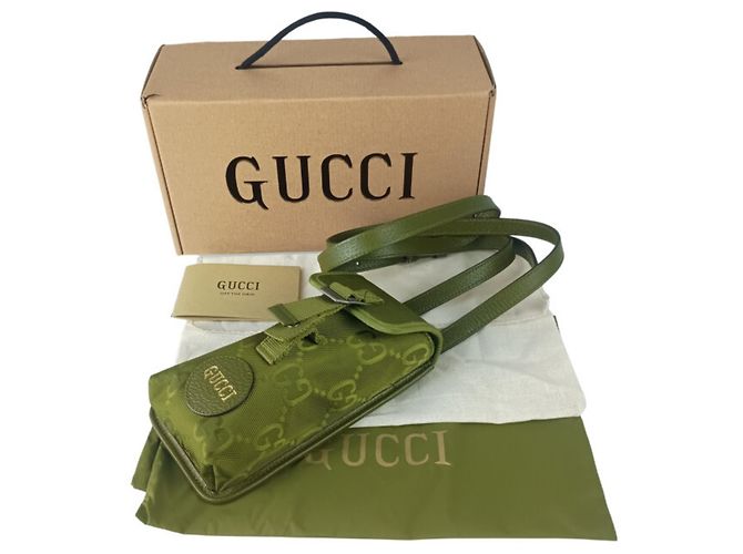 Borsa a tracolla GUCCI Off the Grid Khaki Cachi - vista 9