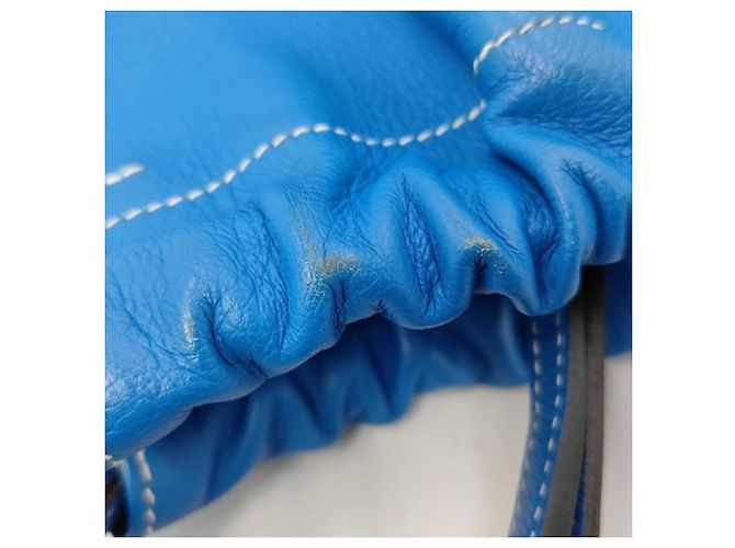 Hermès Bolso de Hombro Hermes Bridado Azul - vista 10
