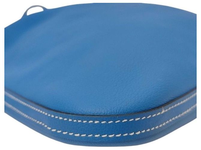 Hermès Bolso de Hombro Hermes Bridado Azul - vista 5