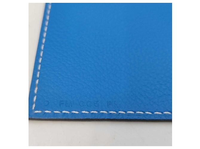 Hermès Bolso de Hombro Hermes Bridado Azul - vista 8