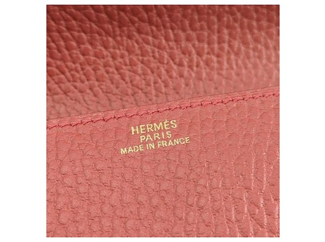 Hermès Gürteltasche Pochette aus rotem Leder - Ansicht 10