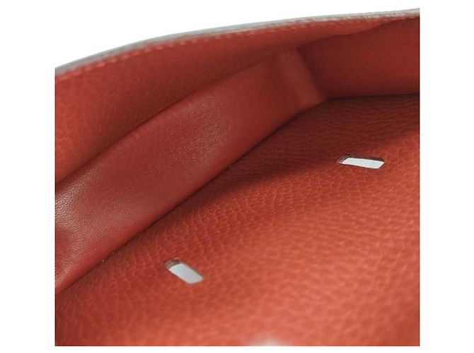 Hermès Gürteltasche Pochette aus rotem Leder - Ansicht 6