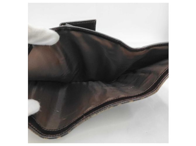 Portafoglio tri-fold Fendi Zucca Pattern Marrone - vista 7