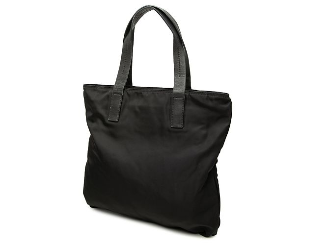 Tote Sac cabas Prada en Tessuto noir - vue 2