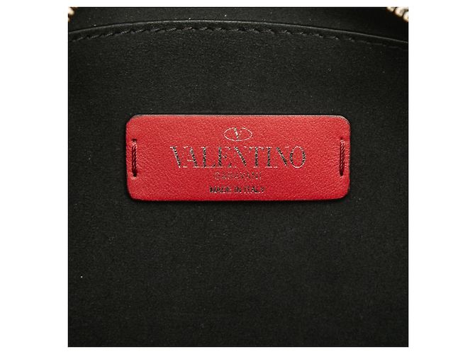Borsa a tracolla VLTN in pelle nera Valentino Nero - vista 5