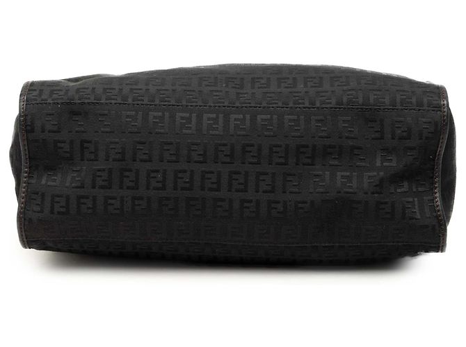 Fendi Shopper aus schwarzem Zucchino-Canvas - Ansicht 3