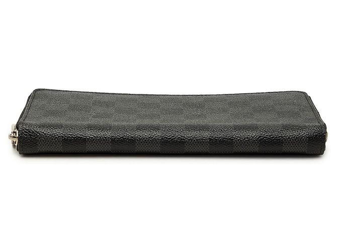 Portafoglio Louis Vuitton Black Damier Graphite Zippy Organizer Nero - vista 3