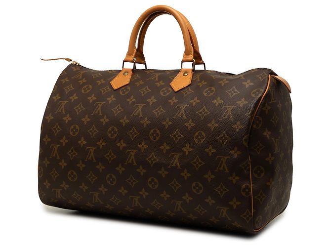 Louis Vuitton Brown Monogram Speedy 40 Marron - vue 2