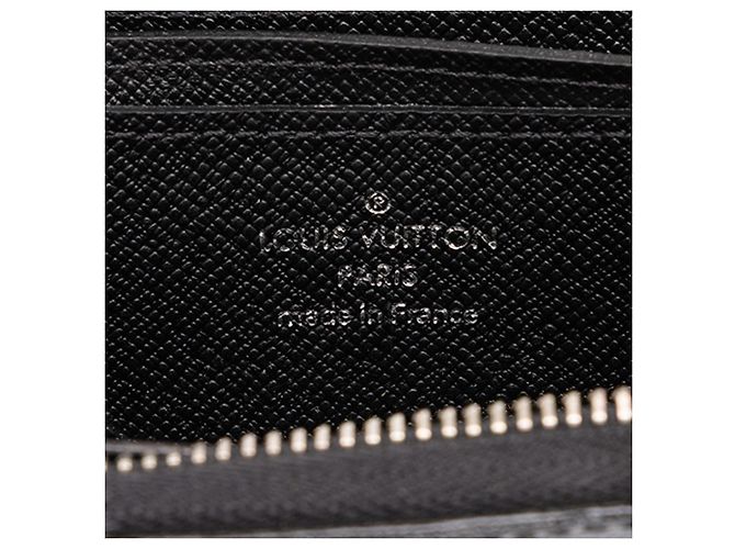 Louis Vuitton Black Damier Graphite Zippy Coin Pouch Nero - vista 5