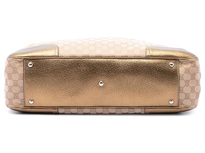 Gucci Princy Tote aus beigem GG Canvas - Ansicht 3