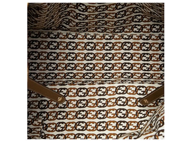 Gucci Princy Tote aus beigem GG Canvas - Ansicht 4