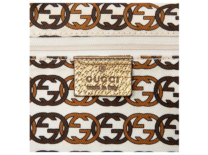 Gucci Princy Tote aus beigem GG Canvas - Ansicht 5
