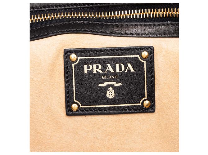 Prada Black Soft Calf Tote - view 5