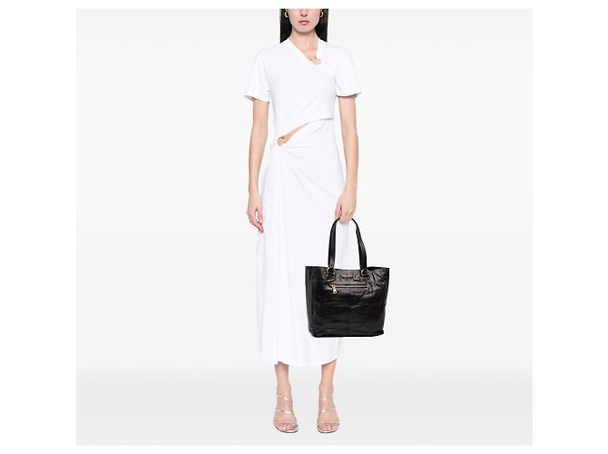 Prada Black Soft Calf Tote - view 6