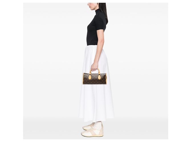 Louis Vuitton Brown Monogram Popincourt Castaño - vista 6