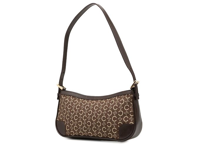 Céline Celine Brown C Macadam Canvas Shoulder Bag - view 2