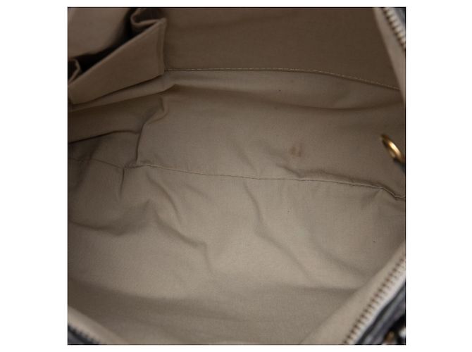 Louis Vuitton Gray Monogram Mini Lin Angele Marron - vue 4
