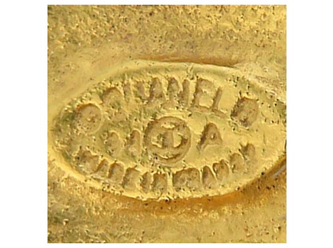 Orecchini a clip Chanel Gold CC placcati oro a trifoglio D'oro - vista 5
