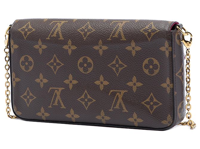 Louis Vuitton Brown Monogram Pochette Felicie Marrom - vista 2
