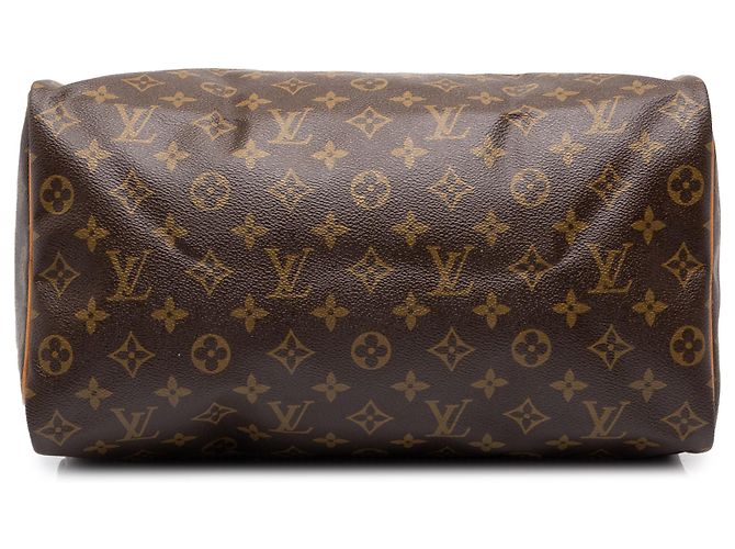 Louis Vuitton Brown Monogram Speedy 35 Marrom - vista 3
