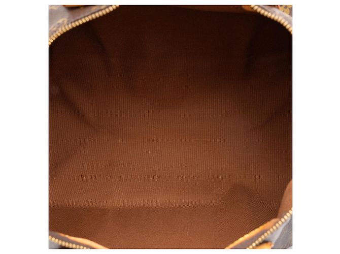 Louis Vuitton Brown Monogram Speedy 35 Marrom - vista 4