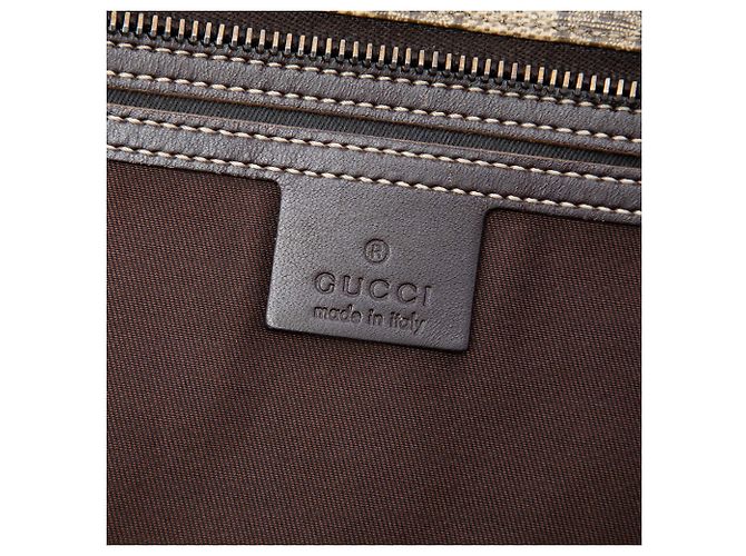 mala Gucci Beige Medium GG Supreme Bege - vista 5