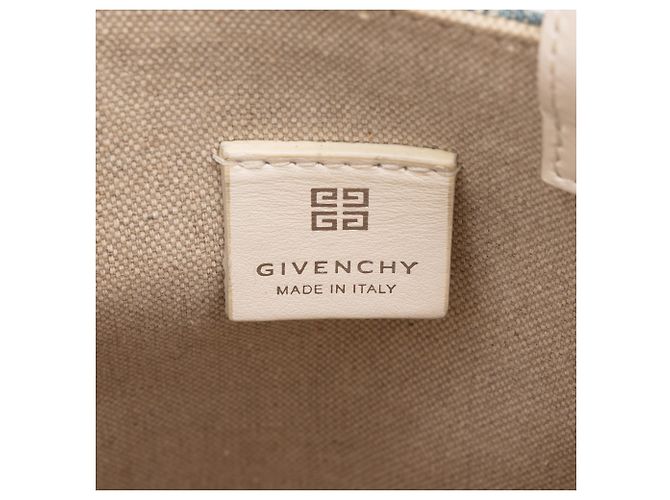 Givenchy Blue Mini Denim Vertical G Tote Bleu - vue 5