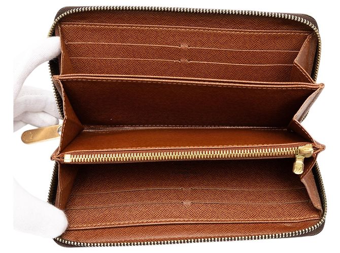 Cartera Larga Zippy Louis Vuitton Brown Monogram Castaño - vista 4