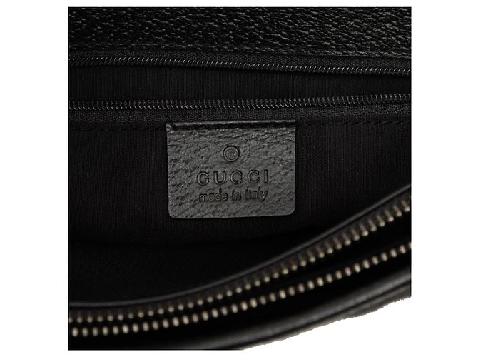 Sacola Gucci Medium GG Canvas Eclipse Preta Preto - vista 5