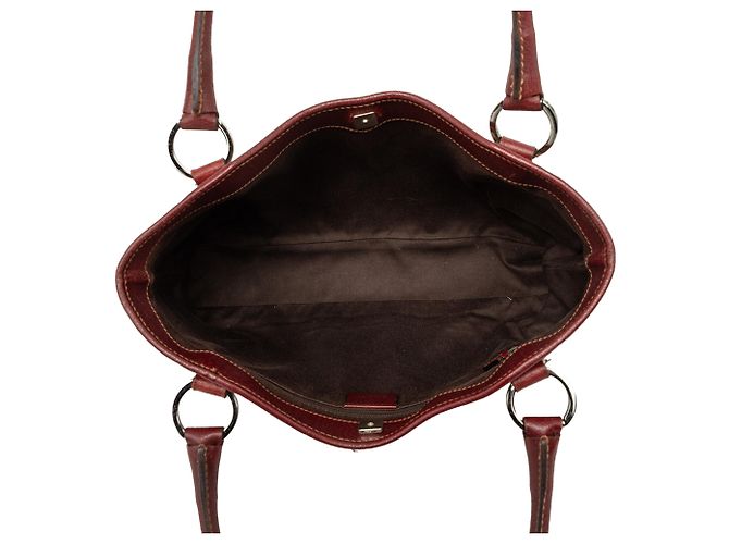 Borsa Tote Gucci in tela GG beige - vista 4