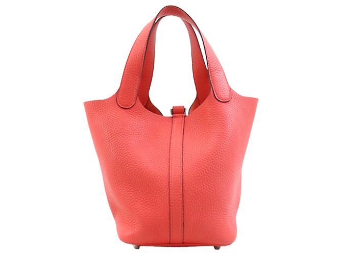 Hermès Pink Clemence Picotin Lock 18 Rosa - vista 2