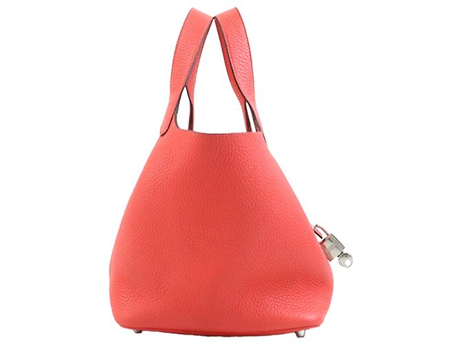 Hermès Pink Clemence Picotin Lock 18 Rosa - vista 4