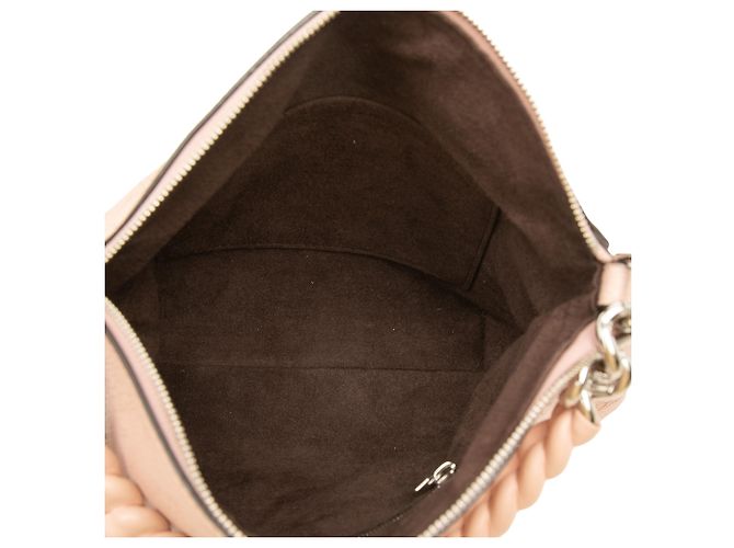 Louis Vuitton Pink Monogram Mahina Babylone Chain BB Rosa - vista 4