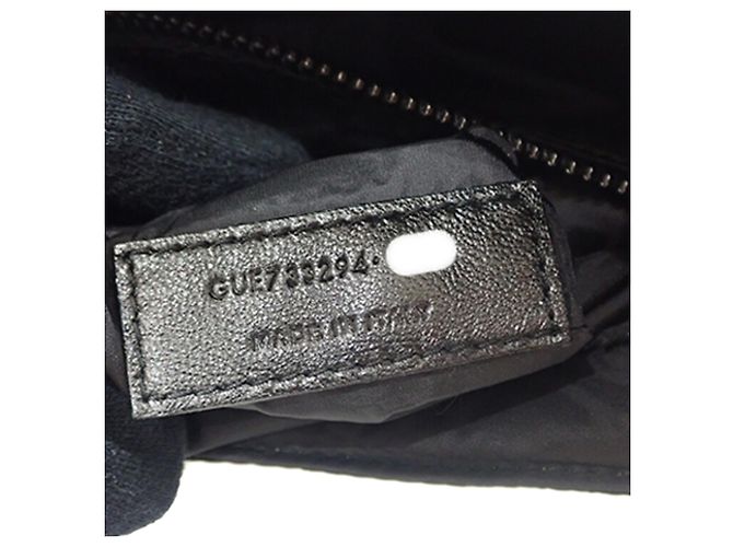 Autre Marque Saint Laurent Black Econyl Nylon Le 5 a 7 Nero - vista 7