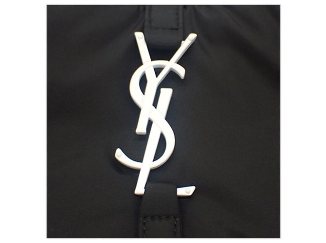 Autre Marque Saint Laurent Black Econyl Nylon Le 5 a 7 Nero - vista 8
