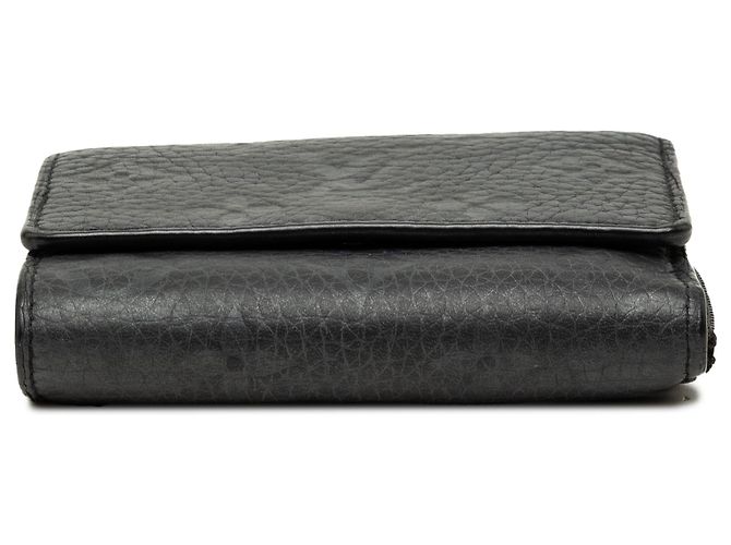 Louis Vuitton Black Monogram Taurillon Slender Pilot Wallet - view 3
