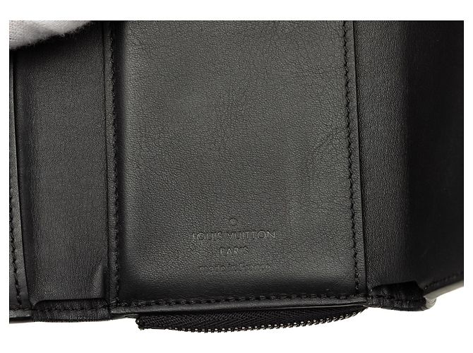 Louis Vuitton Black Monogram Taurillon Slender Pilot Wallet - view 5