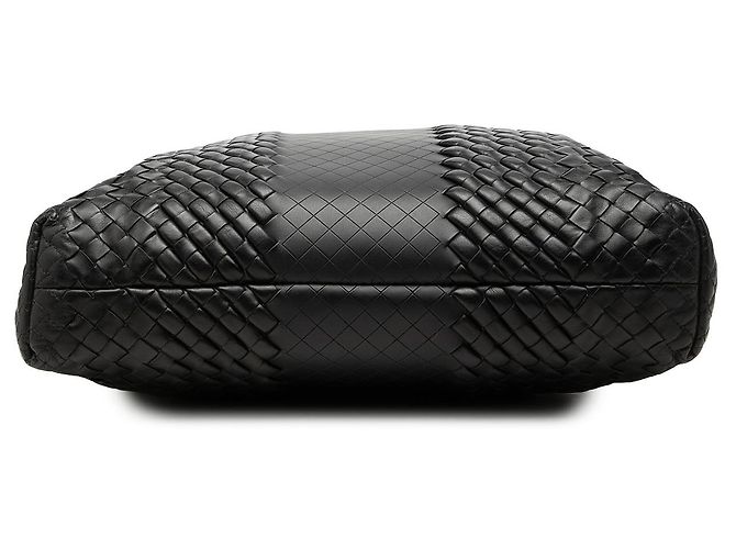 Borsa Tote Bottega Veneta Black Nappa Intreccio Imperatore - vista 3