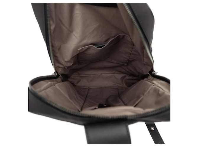 Borsa Sling Bottega Veneta in tela nera e Nappa Intrecciato Nero - vista 4