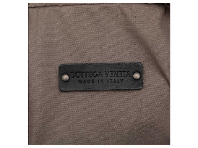 Borsa Sling Bottega Veneta in tela nera e Nappa Intrecciato Nero - vista 5