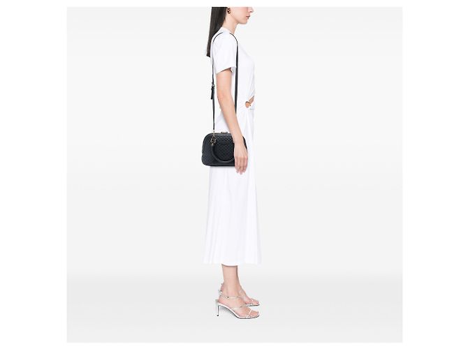 Sac à main Dome Mini Microguccissima Gucci Noir - vue 6