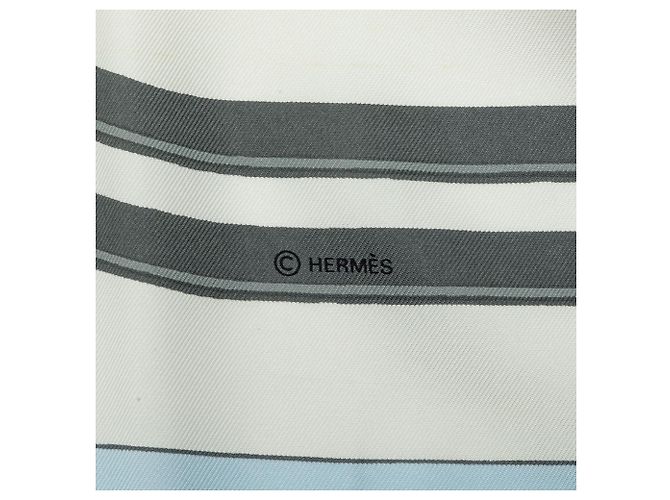 Hermès White Brides de Gala Seidentuch 90 - Ansicht 6