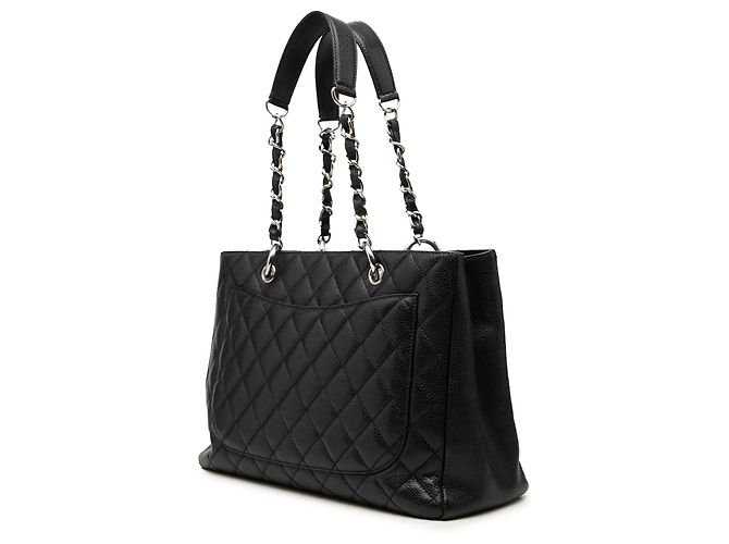 Chanel Black Caviar Grand Shopping Tote Schwarz - Ansicht 2