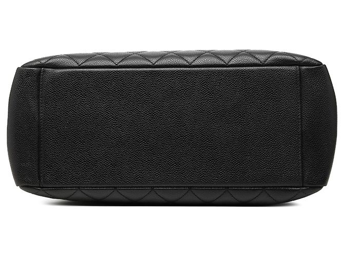 Chanel Black Caviar Grand Shopping Tote Schwarz - Ansicht 3