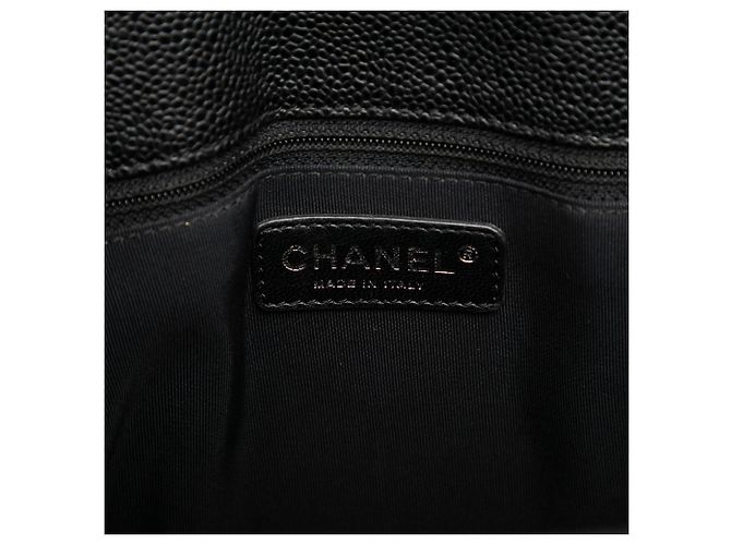 Chanel Black Caviar Grand Shopping Tote Schwarz - Ansicht 5