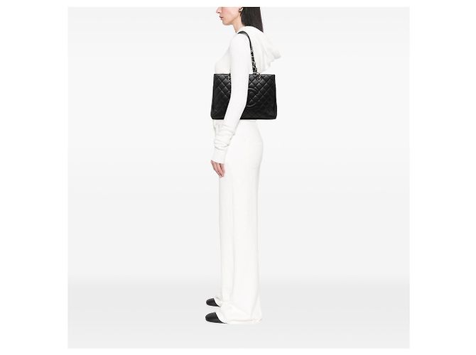 Chanel Black Caviar Grand Shopping Tote Schwarz - Ansicht 6