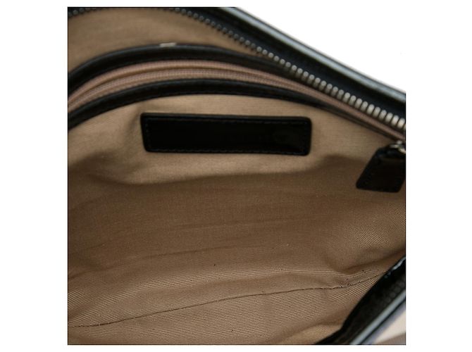 Burberry Beige Supernova Check Coated Canvas Dryden Crossbody - vista 4