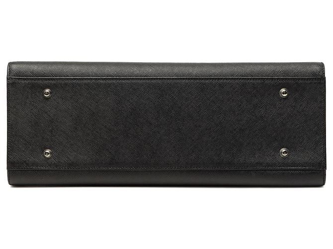 Borsa a mano Burberry in pelle nera Nero - vista 3