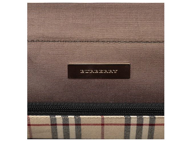 Borsa a mano Burberry in pelle nera Nero - vista 5