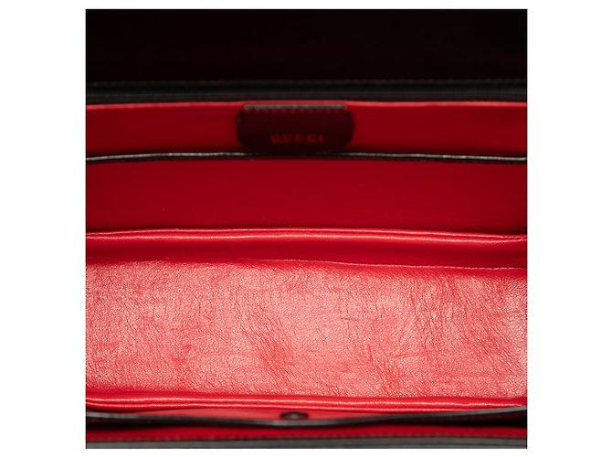 Gucci Black Calfskin Bamboo Night Negro - vista 4
